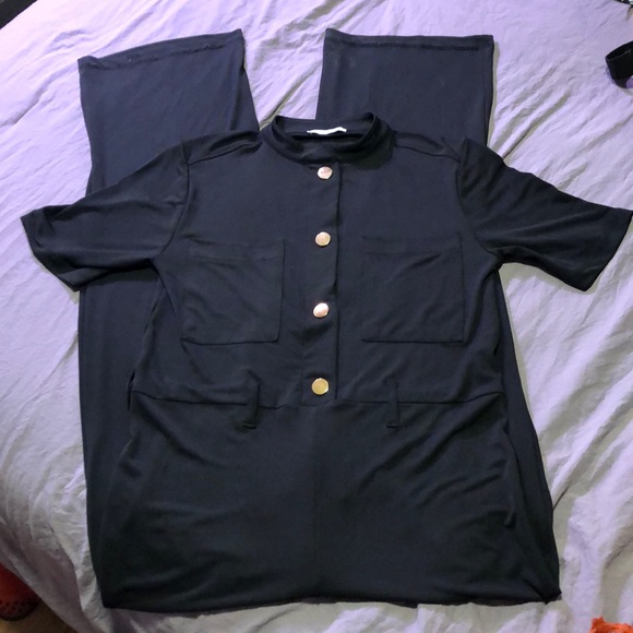 Zara flowy jumpsuit with buttons - Picture 5 of 6
